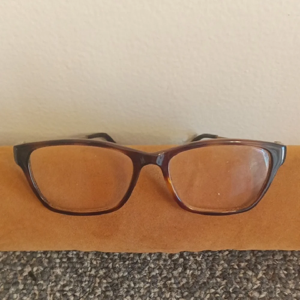 Michael Kors Tortoise Shell And Gold Wire Brown Eyeglass Frames